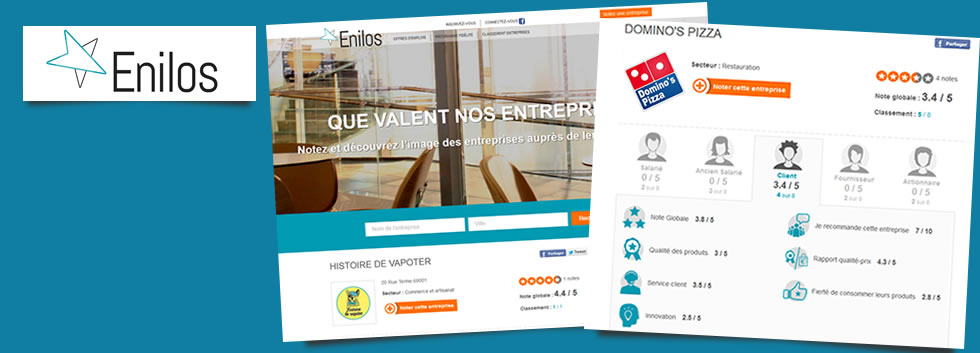Venez noter les entreprises que vous connaissez 
